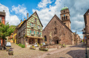 Holy Cross Church in Kaysersberg, France