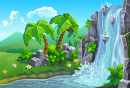 Waterfall In the Jungle