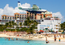 Sint Maarten Airport in the Caribbean