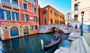 Quiet Street in Venice, Italy