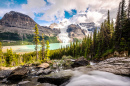 Toboggan Falls in Robson Provincial Park, Canada