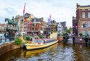 Amsterdam Canals with Boats