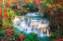 Huai Mae Khamin Waterfall, Thailand