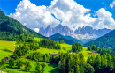 Santa Maddalena Village, Italian Alps