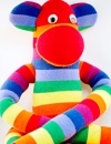 Rainbow Sock Monkey