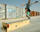 Skateboard Grinding in Iraq