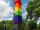 Signpost Yarnbomb