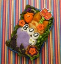 Spooky Cat Onigiri Bento