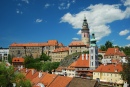 Castle in Český Krumlov, Czech Republic