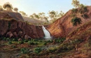 Waterfall on the Clyde River, Tasmania