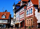 Marketplace in Gelnhausen, Germany