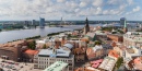 View of Riga from St. Peter's Church, Latvia