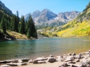 Maroon Bells and Maroon Lake