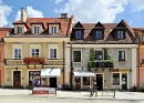 Houses in Sandomierz, Poland