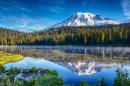 Mt. Rainier and Reflection Lake