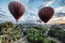 Hot Air Balloons in Bagan, Myanmar