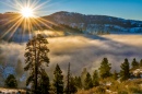 Sunrise near Bogus Basin, Idaho