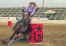 Barrel Racing Cowgirl