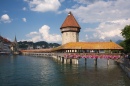 Kapellbrücke in Lucerne, Switzerland