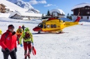 Rescue Helicopter in Madesimo, Italy