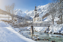 Village of Ramsau, Upper Bavaria