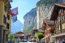 Lauterbrunnen and the Staubbach Falls