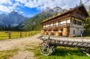 Mountain Valley of Fischleintal, Italy