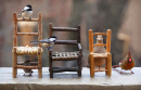 Birds and Rustic Chairs