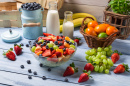 Preparing a Healthy Fruit Salad