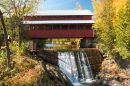 Ulverton Wooden Bridge, Quebec, Canada