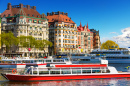 Old Town Pier in Stockholm, Sweden