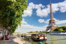 River Seine with the Eiffel Tower