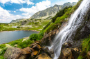 Waterfall in the Alps