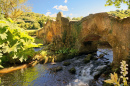 Lovers Bridge over River Avill, England