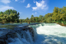 Manavgat Waterfall in Antalya, Turkey