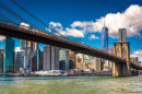 Brooklyn Bridge and Manhattan Skyline