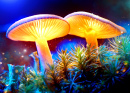 Glowing Mushrooms