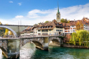 Lower Gate Bridge in Bern, Switzerland