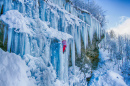 Climbing a Frozen Waterfall