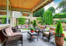 Sitting Area with Wicker Chairs