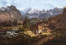 Mill in a Mountain Landscape