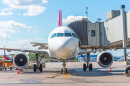 Passenger Airplane at the Airport