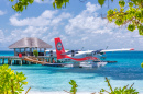 Seaplane on Ari Atoll, Maldives