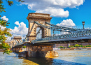 Chain Bridge in Budapest, Hungary