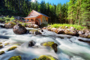 Old Mill and Golling Waterfall, Austria