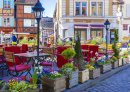 Street Cafe in Colmar, France