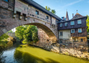 Bridge over Pegnitz River, Nuremberg, Germany