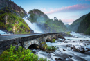 Latefossen Waterfall, Norway