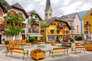 Town Square in Hallstatt, Austria