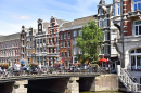 Canal in Amsterdam, Netherlands